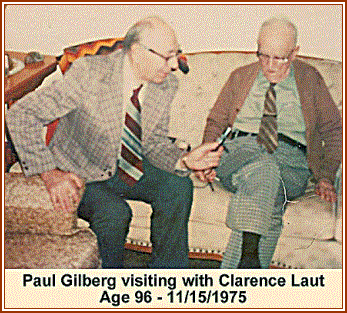 Clarence Laut with Paul Gilberg