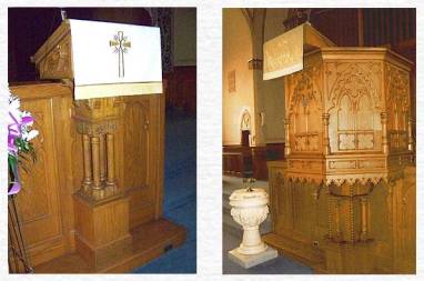 St. Paul Church Lectern and Alter